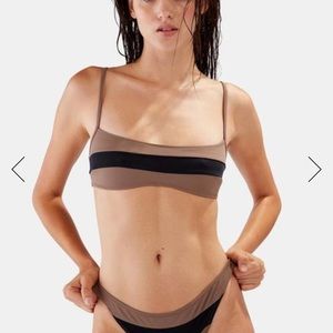 Solid & Striped Brooke Bikini Top (Size Small)